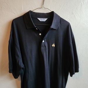 Mens polo shirt black